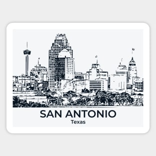 San Antonio - Texas Magnet